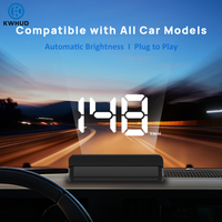 Wyświetlacz Head-up Display KWHUD HUD Samochodowy GPS Cyfrowy Prędkościomierz Uniwersalny Projektor na Szybę Plug&Play Automatyczne Urządzenia Elektroniczne