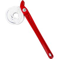12IN Belt Wrench Oil Filter Puller Strap Spanner Chain Wrench Strap Opener Adjustable Strap Opener Cartridge Disassembly Tool