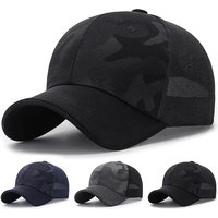 Unisex Light Plate Camouflage Breathable Baseball Net Caps Spring and Autumn Outdoor Adjustable Casual Hats Sunscreen Hat