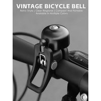 AliExpress NONE Classic Alloy Bicycle Bell Vintage Design Clear Alert Tone Tool-Free Mounting for Urban Commuting Leisure Riding Bicycle Bell