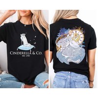 2026 Disney T-shirt Prince Cinderella T-shirt Summer New Men's and Women's Casual Fashion Clothing Women's T-shirt