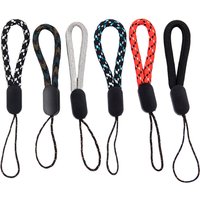 【C】5Pcs Hand Wrist Lanyard String Short Grip Lanyard Mobile Phone For USB Flash Drive Keychain