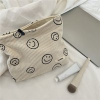 Trousse de maquillage grande trousse à cosmétiques à carreaux, trousse de toilette de voyage, pinceaux de maquillage mignons, sac de rangement d'accessoires esthétiques