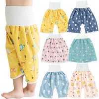 Baby Diaper Pants Waterproof Skirt Cloth Diapers Infant Leak-proof Urine Training Pants Kids Nappy Sleeping Bed Potty Trainining
