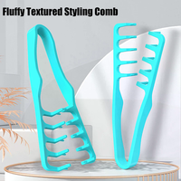 Wide-Tooth Volumizing Hair Comb Fluffy Texture Styling Tool For Men All Hair Types Curling Comb
