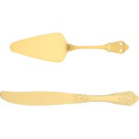 1 Set Stainless Steel Cake Server Set Wedding Cake Cutter Smooth Blades For Cream Cheese Butter Pastry Baking Tools Kitchen