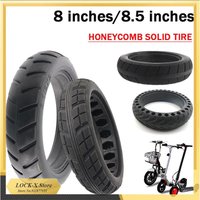 8 1/2 x 2 Solid Tire, 8.5x2 Airless Rubber Tire - Flat-Free Replacement Wheel for Scooters, Kids Bike, Stroller, Trolley Parts
