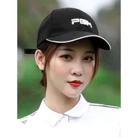AliExpress NONE Golf Caps Adjustable Hats Outdoor Sport Cycling Hiking Cap For Men Women Windproof Travel Cotton Cap Black White Hat MZ018