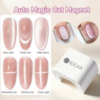 UR SUGAR 5D Auto Magic Cat Magnet Nail Art Tool No Skills Required Strong Magnetic Board For Gel Nail Polish French Manicure