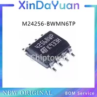 5pcs M24256-BWMN6TP SOP-8 EEPROM Serial-I2C 256K-bit 32K x 8 3.3V/5V 8-Pin SO N T/R