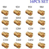 16pcs/set Carburetor Main Jet Kit Jet Accessories For OKO CVK 90 92 95 98 100 105 108 110 115 120 125 130 135 140 145 150