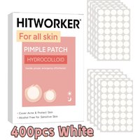 400PCS Hydrocolloid Acne Patches for Face, Day & Night Use, Tea Tree Oil, Covers Zits & Blemishes