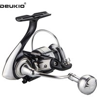 DEUKIO New arrival Saltwater Fishing Reel Metal Ball Knob Spinning Reels 2000-7000 3+1BB 5.2:1 Max Drag 15KG Water-Proof Reels