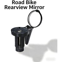 AliExpress NONE Ultra Compact Cycling Convex Mirror - 360° Adjustable Wide Angle Rearview Mirror for Handlebars, Lightweight Flip Design
