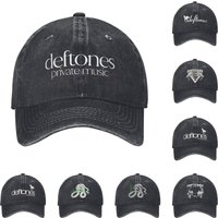 Deftones Snake Singer Men Women Baseball Caps Private Music Album Distressed Denim Caps Hat Adjustable Fit Headwear image 4
