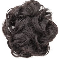 Synthetic Messy Bun Hair Scrunchie Extension Fake Hair Bun Chignon Elastic Hairpiece Hair Accessories for Women
