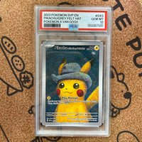 DIY TCG Rating Card Single Card 2023 Pichu Grey Flet Hat 085 Classic 10 GEM MINT Hobby Collectibles Anime Card Game Flash Card