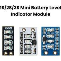 1S 2S 3S Mini Battery Level Indicator Module 4-Channel Lithium Battery Power Indicator LED Battery Voltage Electricity Tester