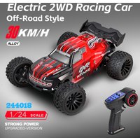 WLtoys 244018 2WD Bigfoot RC Car 2.4G Full Scale Controller Independent Suspension Electronic Gyroscopes 3 Speed Cruise Control
