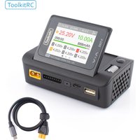 ToolkitRC M9 600W USB Fast Charing DC Smart Charger Adjustable Screen Angle with Audio Function For 1-8S Lipo LiHv LiFe Battery