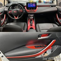Carbon Fiber for Toyota Corolla 2019-2023 Car Film Interior Stickers Center Console Gear Dashboard Air Door Handle Lift Panel