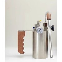 For Outdoor Camping Steam Milk Foam Machine Coffee Latte Hair Milk Foam Stainless Steel Direct Fire Household Commercial Small