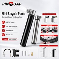 AliExpress pinmoap PINMOAP 1PC Portable Bike Air Pump Compact Hand Inflator For Bicycle Tires Road Mountain Bike Emergency Repair Riding Tool