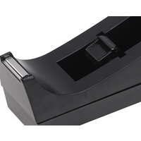 1Pc Black Desktop Mini Tape Dispenser Tape Cutter With Non-Slip Base Dispenser Tape Refill Dispenser For Office School Supplies