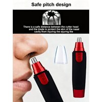 2026lectric nose hair trimmer, professional painless nose and ear hair trimmer for men and women Battery(Batteries not included)