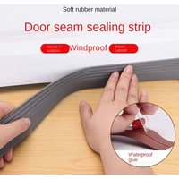 New Dustproof Door Draught Weatherstrip Bottom Seal Strip Silicone Windproof Dust Self Adhesive For Doors Stopper Sealing Tape