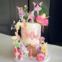 Fairy Cake Decoration Mushroom Garden Fairy Cake Decoration Party Supplies