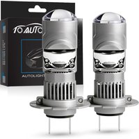 H7 LED Headlight Projector Lens Canbus 30000LM 100W LED H7 Light Hi/Low Beam Lamp Car Motorcycle Headlight 6000k 12V 24V