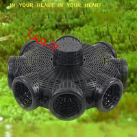 【X】8 Holes Upgraded Catch Loach Lobster Yellow Eel Cage Outdoor Fishing Net Cage Plastic Shrimp Trap Cage With Counterweight Box
