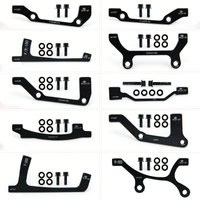 AliExpress NONE 203mm 180mm Disc Brake Adapter 160 to 180 Post Mount Front Rear Disc Brake Base 203 mm Rotor Adapter for MTB Brake Caliper