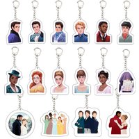 Popular Love TV Keychain for Accessories Bag Pendant Anthony Daphne Eloise Colin Key Chain Ring Keyring Jewelry Fans Gifts