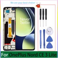 6.72" For OnePlus Nord CE 3 Lite LCD Display With Frame Touch Screen Models CPH2467 CPH2465 Panel Digitizer Replacement Parts