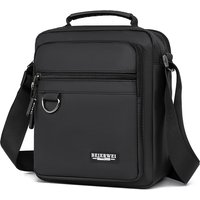 Crossbody Bag Men Nylon Water Resistant Multi Layer Large Capacity Bag for Business Leisure Daily Travel Outdoor Casual Use
