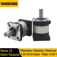 Nema 23 Planetengetriebe 57mm Motorreduzierer Übersetzungsverhältnis 4 5 10 16 20 50:1 Motorgetriebe für Nema23 57mm Schrittmotor 4000 U/min