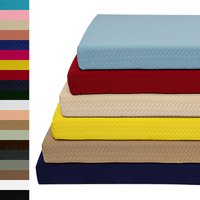 Bench Cushion Indoor Outdoor,Custom Bench Cushions for Indoor Furniture,Soft Knitted Fabric Seat Cushion Pad