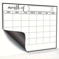 1 piece refrigerator calendar magnetic dry erase calendar whiteboard calendar, suitable for kitchen and planning