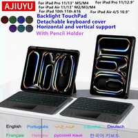 Magic Keyboard Case for iPad Pro M5 11 13 inch 2025 Smart Detachable Keyboard Cover for iPad Pro 13 12.9 Air 4 5 6 11 13'' Funda image 4