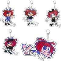 For TADC Ragatha Series Anime Peripheral 5cm Acrylic KeyChain Creativity Cartoons Backpack Pendant Accessories Festival Gift
