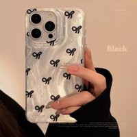 Luxury Laser Silver Bow Knot Case for Samsung Galaxy S25 S24 Ultra 5G S23 S21 FE S22 Plus A16 A55 A15 A35 A54 A34 A33 A53 Cover