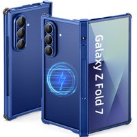 Oatsbasf Metal Phone Case for Samsung Galaxy Z Fold 7 Compatible With MagSafe Wireless Charging Minimalist Cool Phone Cover