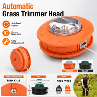 Automatic Grass Trimmer Head, Brush Cutter Weeding Wheel, Lawn Mower Replacement Accessory for Garden Weed Tool
