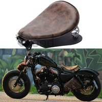 Leather Motorcycle Solo Seat Springs Mounting Bracket Kit Compatible with Harley Sportster XL 883 1200 Bobber Chopper