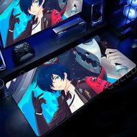 Office Laptop Mousepad Persona 3 Reload Anime Mouse Pad Game Accessories Non-slip Large Table Mat Rubber Carpet XL Gamer Deskpad