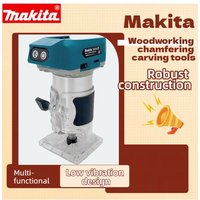 Makita OriginalDRT50 Brushless Cordless Trimmer: Rechargeable Woodworking Milling & Engraving Machine (Bare Tool)