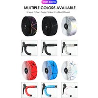AliExpress West Biking WEST BIKING Bicycle Handlebar Tape Soft EVA PU Bike Bar Tape Professional Cycling Damping Anti-Vibration Wrap With 2 Bar Plugs