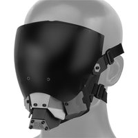 Tactical Full Face Mask Cyberpunk Cosplay Breathable Mask for Halloween Masquerade Cs Paintball Mask Hunting Accessories